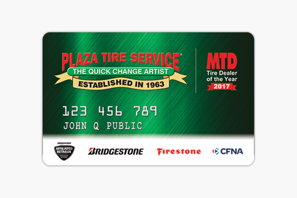 Plaza Tire Service Credit Card