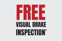 VISUAL BRAKE INSPECTION